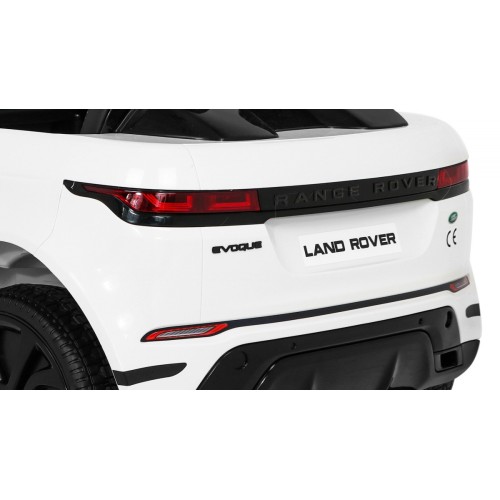 Range Rover Evoque na batériu pre deti Biely + Ovládač + Pomalý štart + MP3 LED