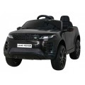 Range Rover Evoque na batériu pre deti Čierny + Ovládač + Pomalý štart + MP3 LED