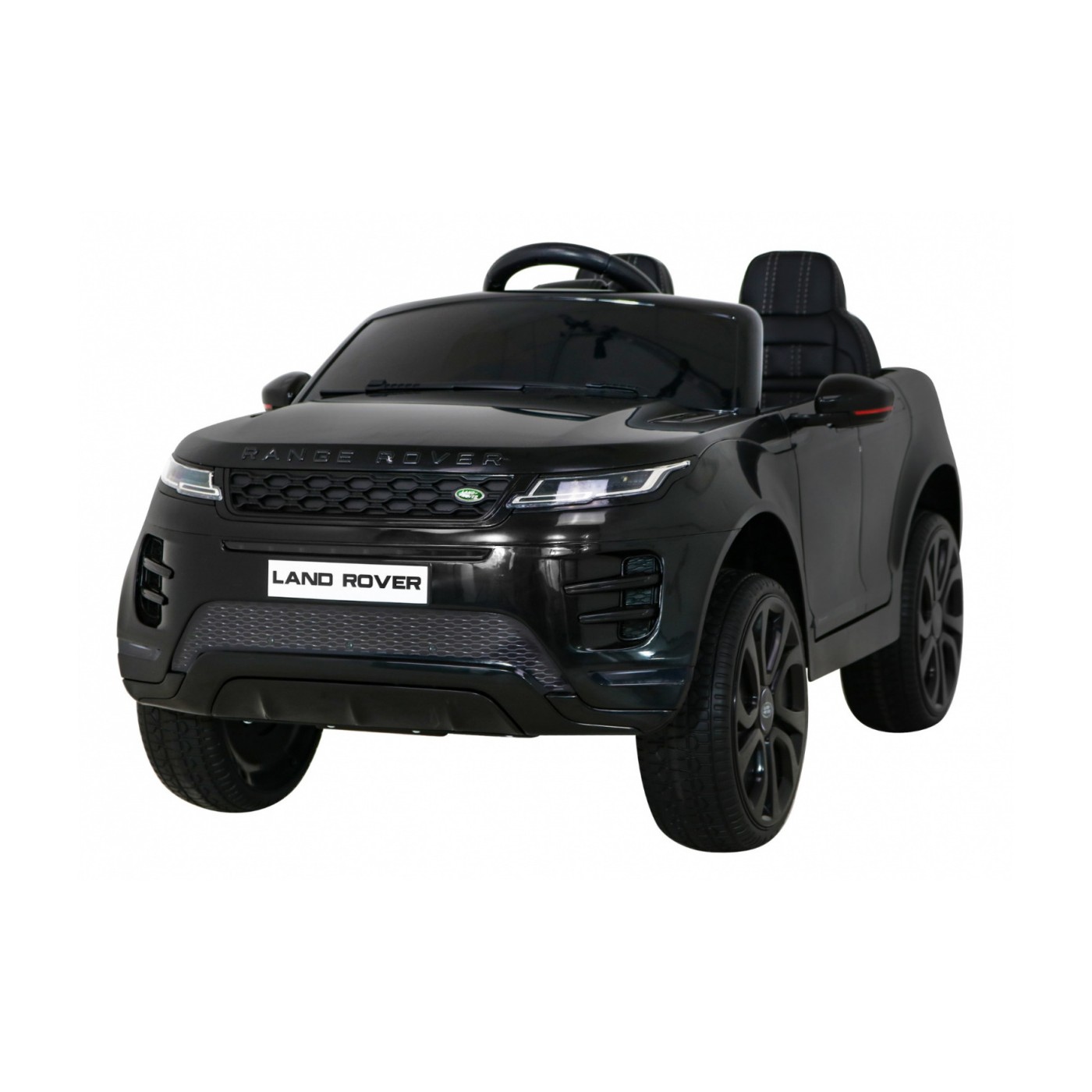 Range Rover Evoque na batériu pre deti Čierny + Ovládač + Pomalý štart + MP3 LED