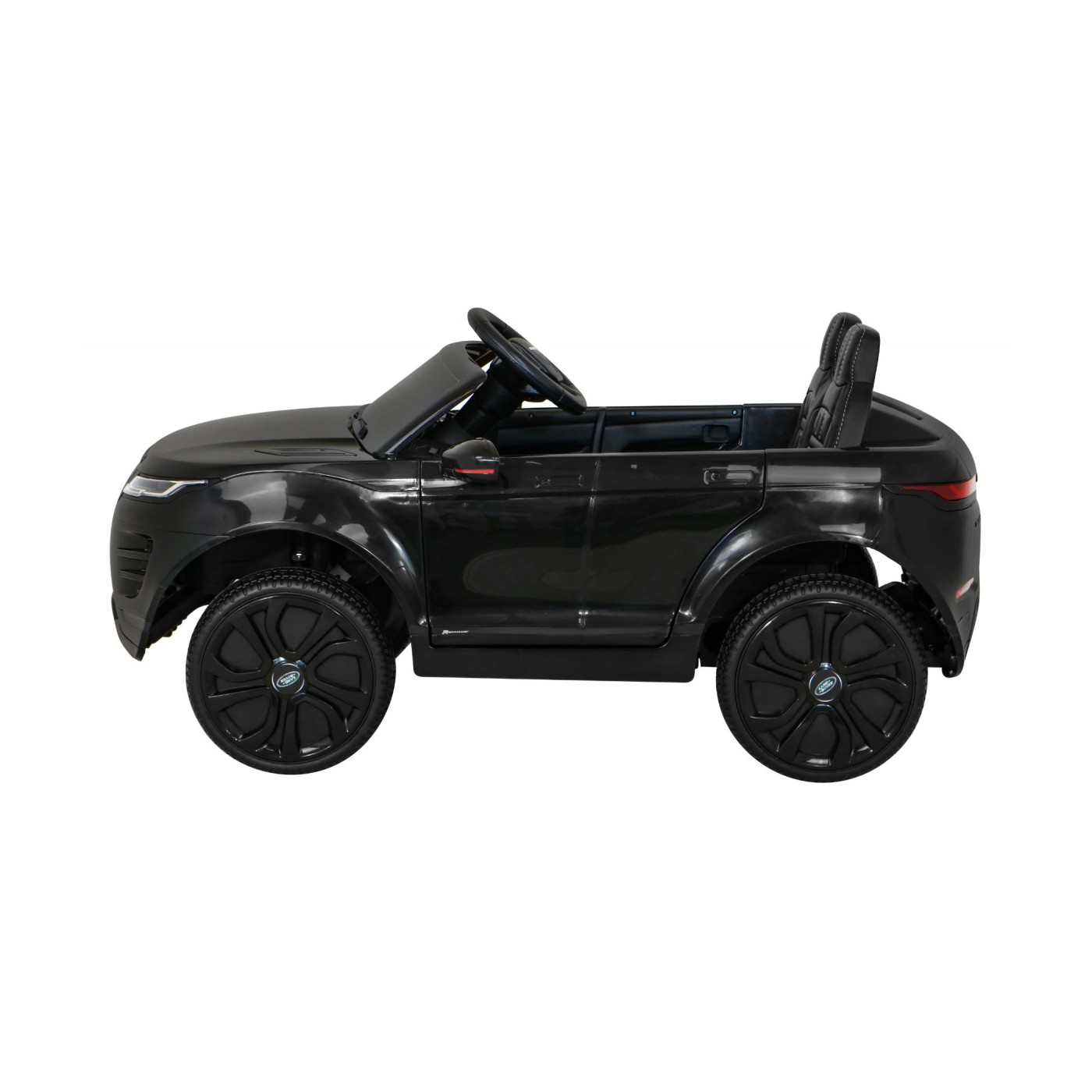 Range Rover Evoque na batériu pre deti Čierny + Ovládač + Pomalý štart + MP3 LED