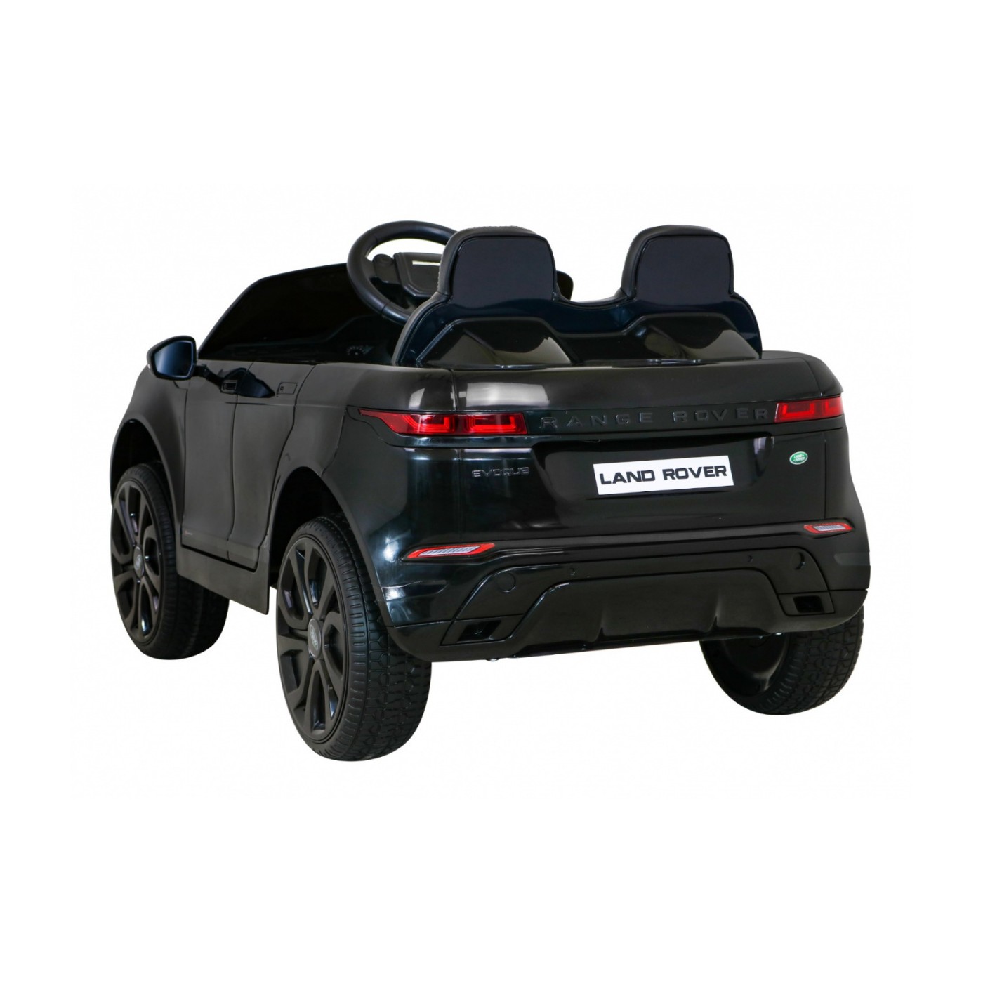 Range Rover Evoque na batériu pre deti Čierny + Ovládač + Pomalý štart + MP3 LED