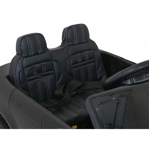 Range Rover Evoque na batériu pre deti Čierny + Ovládač + Pomalý štart + MP3 LED