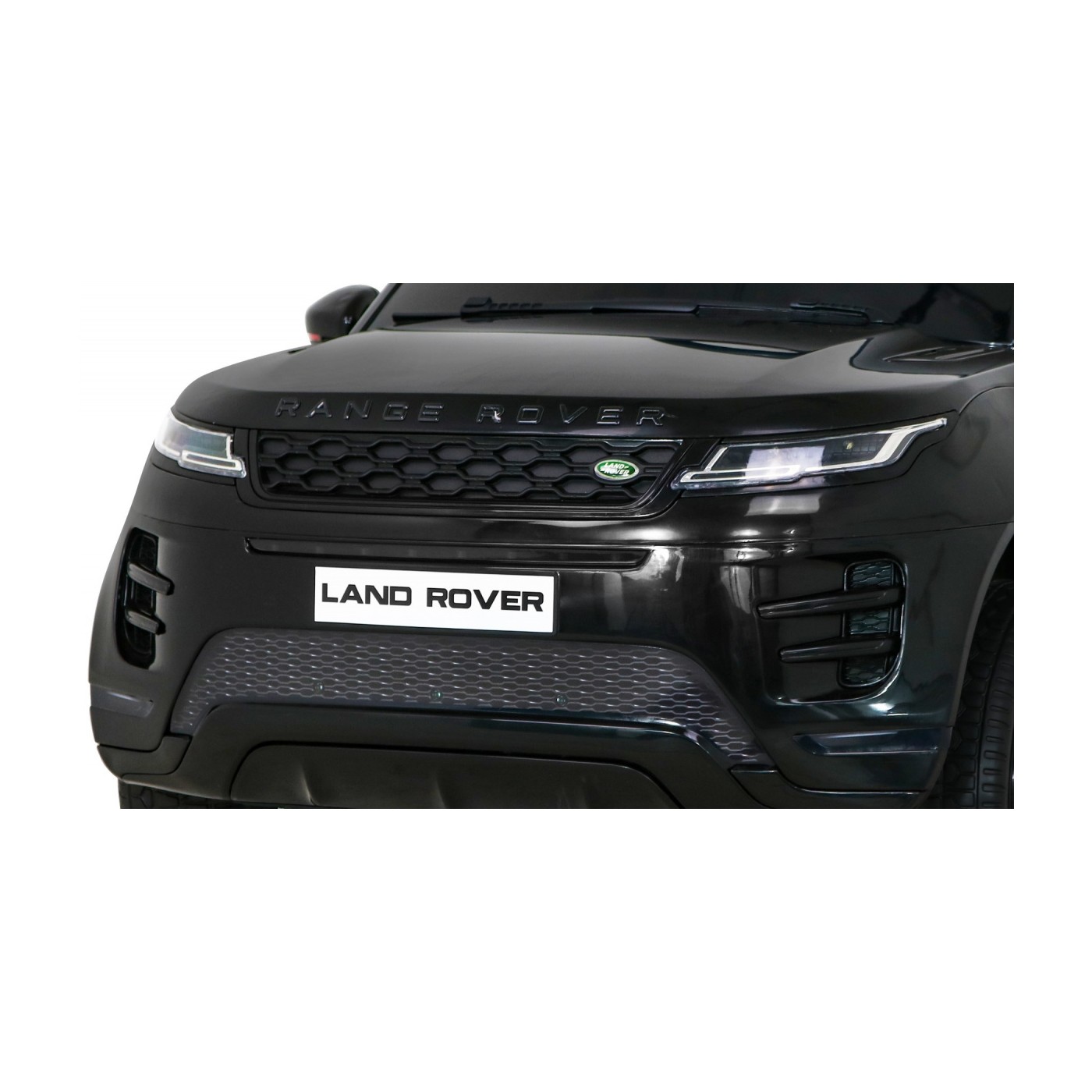 Range Rover Evoque na batériu pre deti Čierny + Ovládač + Pomalý štart + MP3 LED