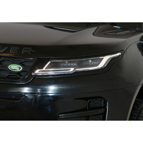 Range Rover Evoque na batériu pre deti Čierny + Ovládač + Pomalý štart + MP3 LED