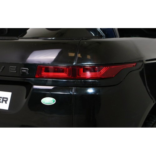 Range Rover Evoque na batériu pre deti Čierny + Ovládač + Pomalý štart + MP3 LED