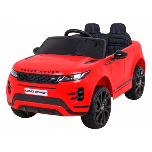 Range Rover Evoque na batériu pre deti Červený + Ovládač + Pomalý štart + MP3 LED