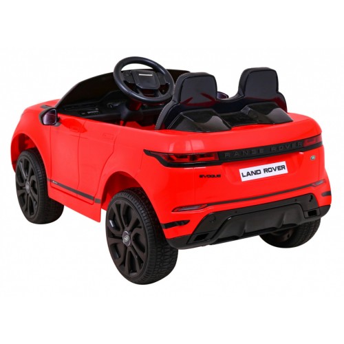 Range Rover Evoque na batériu pre deti Červený + Ovládač + Pomalý štart + MP3 LED