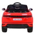 Range Rover Evoque na batériu pre deti Červený + Ovládač + Pomalý štart + MP3 LED