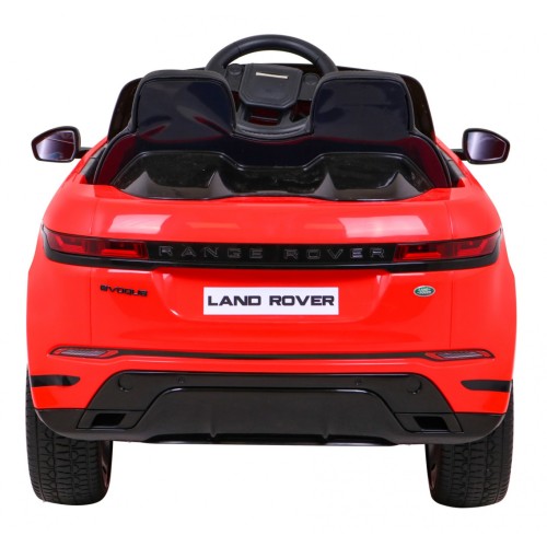 Range Rover Evoque na batériu pre deti Červený + Ovládač + Pomalý štart + MP3 LED