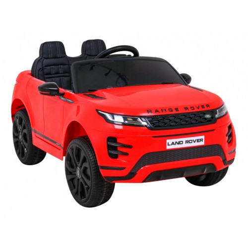 Range Rover Evoque na batériu pre deti Červený + Ovládač + Pomalý štart + MP3 LED