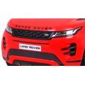 Range Rover Evoque na batériu pre deti Červený + Ovládač + Pomalý štart + MP3 LED