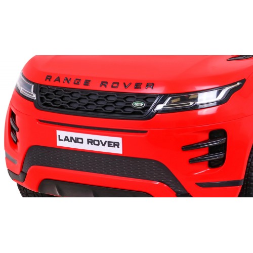 Range Rover Evoque na batériu pre deti Červený + Ovládač + Pomalý štart + MP3 LED