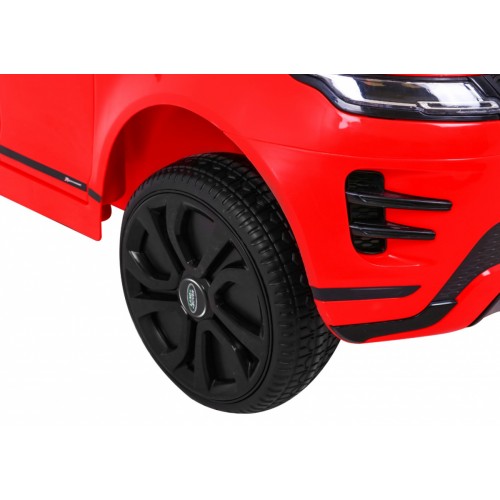 Range Rover Evoque na batériu pre deti Červený + Ovládač + Pomalý štart + MP3 LED