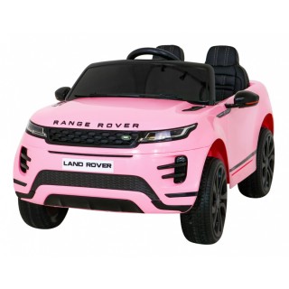 Range Rover Evoque na batériu pre deti Ružový + Ovládač + Pomalý štart + MP3 LED