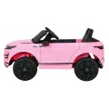 Range Rover Evoque na batériu pre deti Ružový + Ovládač + Pomalý štart + MP3 LED