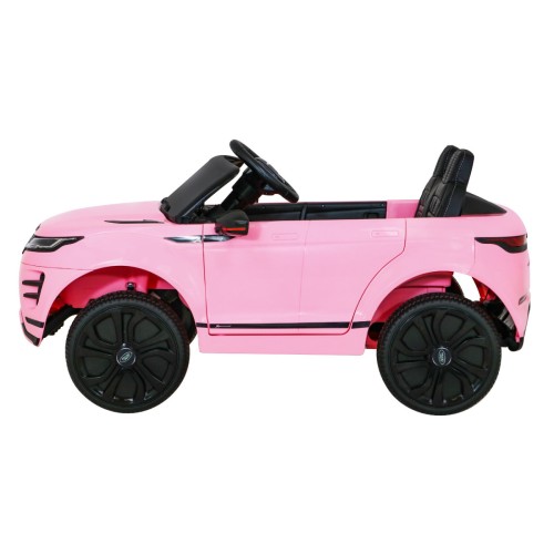 Range Rover Evoque na batériu pre deti Ružový + Ovládač + Pomalý štart + MP3 LED
