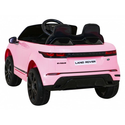 Range Rover Evoque na batériu pre deti Ružový + Ovládač + Pomalý štart + MP3 LED