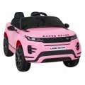 Range Rover Evoque na batériu pre deti Ružový + Ovládač + Pomalý štart + MP3 LED