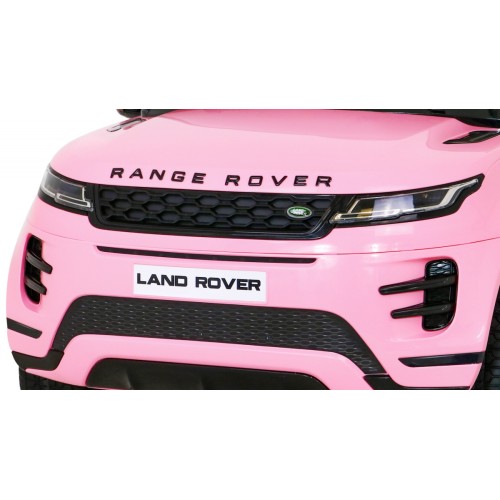Range Rover Evoque na batériu pre deti Ružový + Ovládač + Pomalý štart + MP3 LED