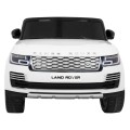 Range Rover HSE 2-miesta Autíčko pre deti Biely + Ovládač + 5-bodové pásy + Audio panel + LED