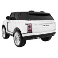 Range Rover HSE 2-miesta Autíčko pre deti Biely + Ovládač + 5-bodové pásy + Audio panel + LED