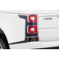 Range Rover HSE 2-miesta Autíčko pre deti Biely + Ovládač + 5-bodové pásy + Audio panel + LED