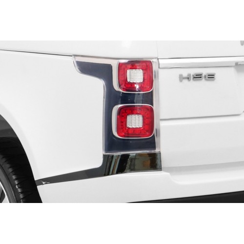 Range Rover HSE 2-miesta Autíčko pre deti Biely + Ovládač + 5-bodové pásy + Audio panel + LED