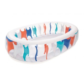 Nafukovací Rodinný bazén Elipsa 229x152x51cm BESTWAY + Opravná záplata