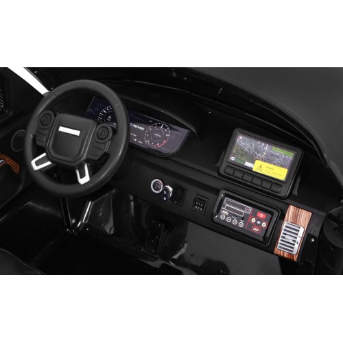 Range Rover HSE 2 miesta Autíčko pre deti Čierny + Ovládač + 5-bodové pásy + Audio panel + LED