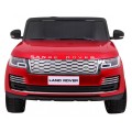 Range Rover HSE Lakované Autíčko pre 2 deti Červené + Ovládač + 5-bodové pásy + Audio panel + LED