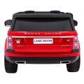 Range Rover HSE Lakované Autíčko pre 2 deti Červené + Ovládač + 5-bodové pásy + Audio panel + LED