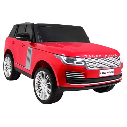 Range Rover HSE Lakované Autíčko pre 2 deti Červené + Ovládač + 5-bodové pásy + Audio panel + LED