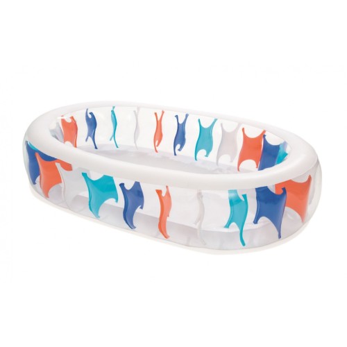 Nafukovací Rodinný bazén Elipsa 229x152x51cm BESTWAY + Opravná záplata