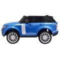Range Rover HSE Lakované Autíčko pre 2 deti Modré + Ovládač + 5-bodové pásy + Audio panel + LED