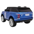 Range Rover HSE Lakované Autíčko pre 2 deti Modré + Ovládač + 5-bodové pásy + Audio panel + LED