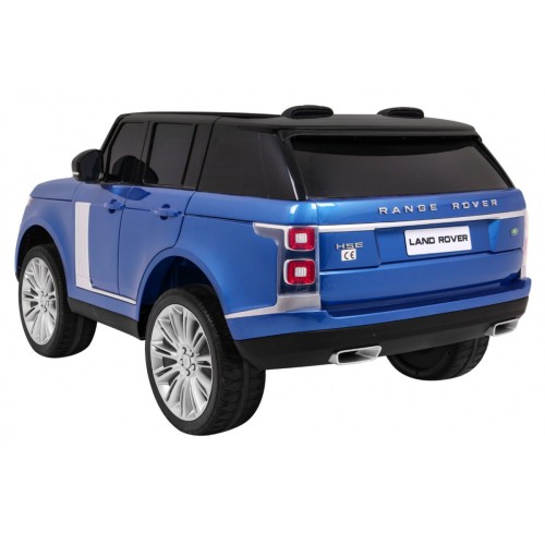 Range Rover HSE Lakované Autíčko pre 2 deti Modré + Ovládač + 5-bodové pásy + Audio panel + LED