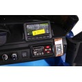 Range Rover HSE Lakované Autíčko pre 2 deti Modré + Ovládač + 5-bodové pásy + Audio panel + LED