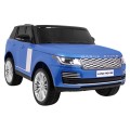 Range Rover HSE Lakované Autíčko pre 2 deti Modré + Ovládač + 5-bodové pásy + Audio panel + LED