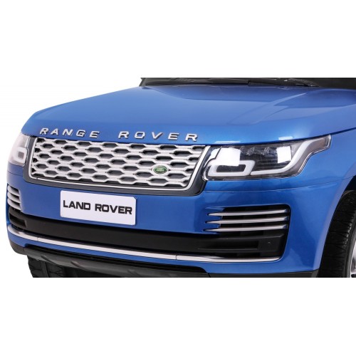 Range Rover HSE Lakované Autíčko pre 2 deti Modré + Ovládač + 5-bodové pásy + Audio panel + LED