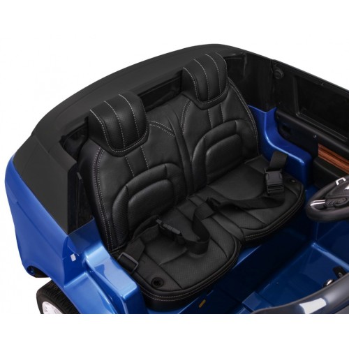 Range Rover HSE Lakované Autíčko pre 2 deti Modré + Ovládač + 5-bodové pásy + Audio panel + LED