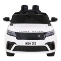 Range Rover Velar na batériu Biely + Ovládač + EVA + Pomalý štart + MP3 LED