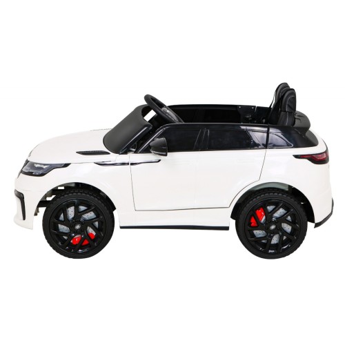 Range Rover Velar na batériu Biely + Ovládač + EVA + Pomalý štart + MP3 LED