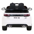 Range Rover Velar na batériu Biely + Ovládač + EVA + Pomalý štart + MP3 LED