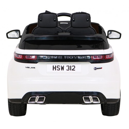 Range Rover Velar na batériu Biely + Ovládač + EVA + Pomalý štart + MP3 LED