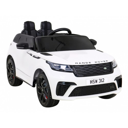Range Rover Velar na batériu Biely + Ovládač + EVA + Pomalý štart + MP3 LED