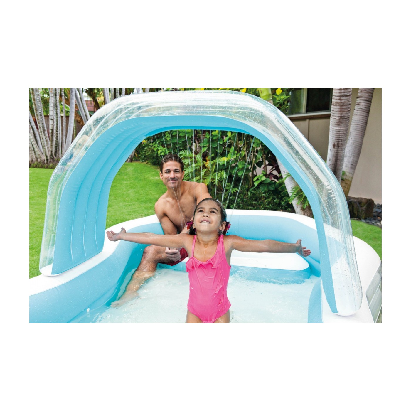 Bazén FAMILY CABANA so Sprchou INTEX