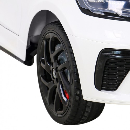 Range Rover Velar na batériu Biely + Ovládač + EVA + Pomalý štart + MP3 LED