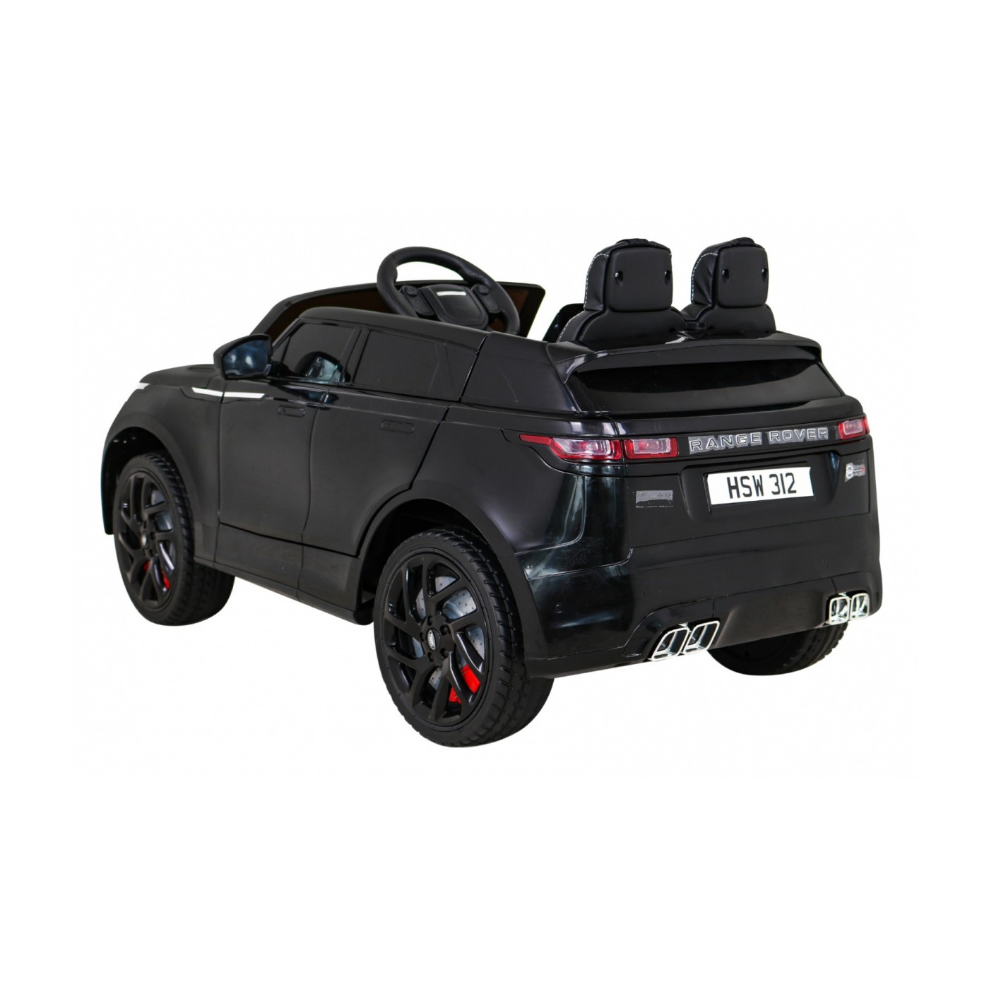 Range Rover Velar na batériu Čierny + Ovládač + EVA + Pomalý štart + MP3 LED