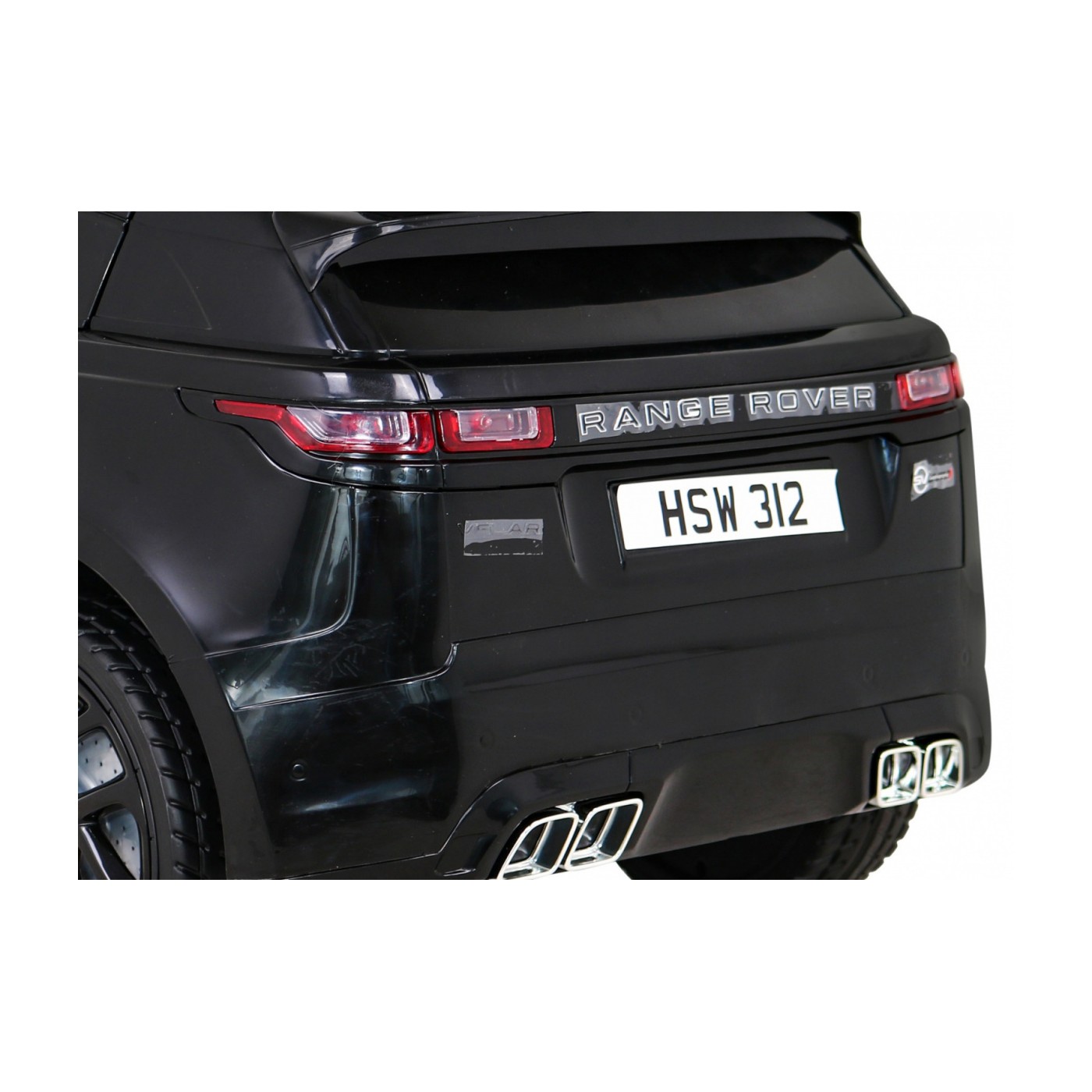 Range Rover Velar na batériu Čierny + Ovládač + EVA + Pomalý štart + MP3 LED