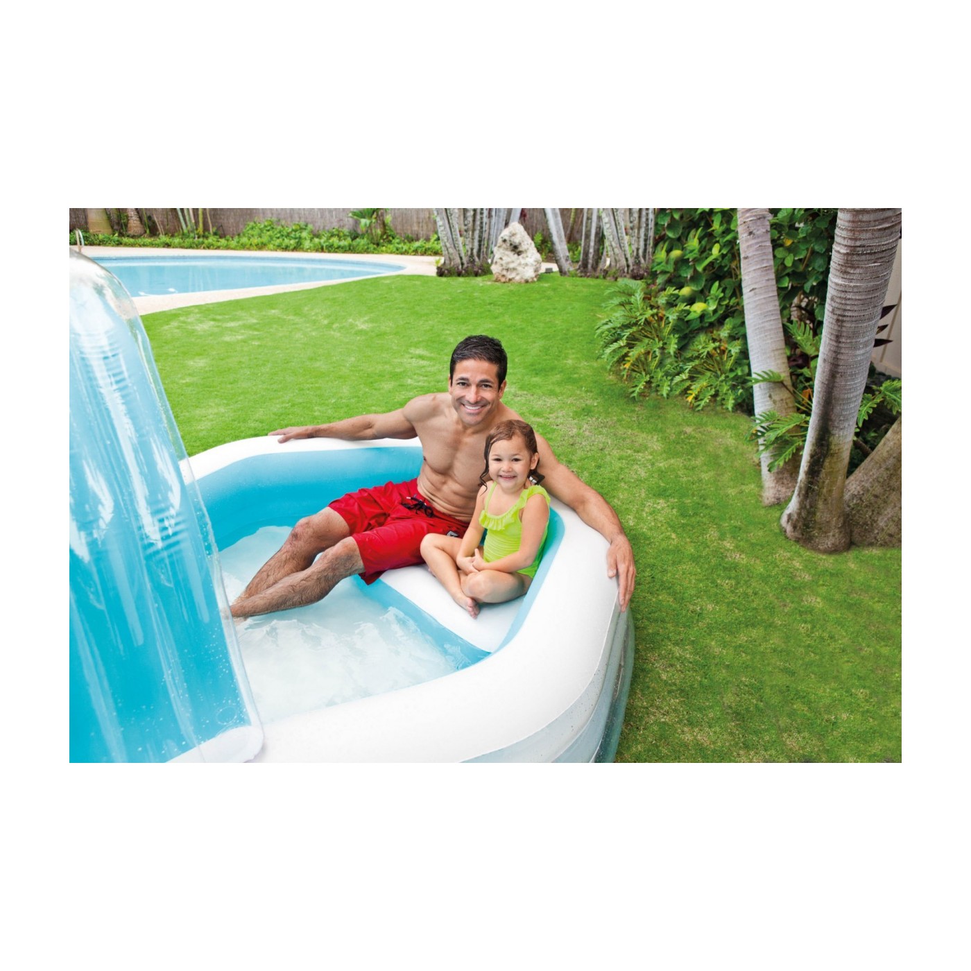 Bazén FAMILY CABANA so Sprchou INTEX